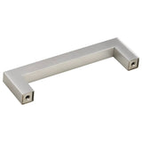 Maniglie per Mobili 10pz Argento 96mm in Acciaio Inox