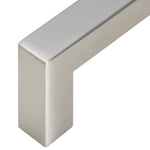 Maniglie per Mobili 10pz Argento 96mm in Acciaio Inox