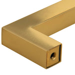 Maniglie per Mobili 5pz Oro 480mm in Acciaio Inox