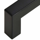 Maniglie per Mobili 10pz Nere 128mm in Acciaio Inox