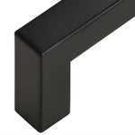 Maniglie per Mobili 5pz Nere 480mm in Acciaio Inox