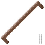 Maniglie per Mobili 5pz Bronzo 224mm in Acciaio Inox