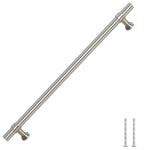 Maniglie per Mobili 5pz Argento 224mm in Acciaio Inox