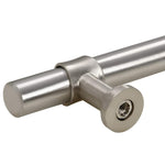 Maniglie per Mobili 5pz Argento 224mm in Acciaio Inox