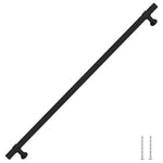 Maniglie per Mobili 5pz Nere 320mm in Acciaio Inox