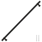 Maniglie per Mobili 5pz Nere 320mm in Acciaio Inox