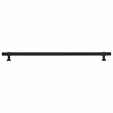 Maniglie per Mobili 5pz Nere 320mm in Acciaio Inox