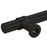Maniglie per Mobili 5pz Nere 320mm in Acciaio Inox