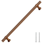 Maniglie per Mobili 5pz Bronzo 192mm in Acciaio Inox