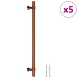 Maniglie per Mobili 5pz Bronzo 480mm in Acciaio Inox