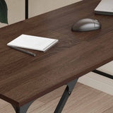 Scrivania Rovere Marrone 149x149x75 cm in Legno truciolato