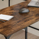 Scrivania Rovere Fumo 139x139x75 cm in Legno truciolato