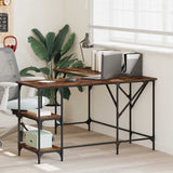 Scrivania Rovere Fumo 139x139x75 cm in Legno truciolato