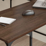 Scrivania Rovere Marrone 139x139x75 cm in Legno truciolato