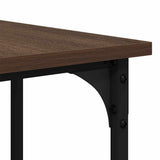 Scrivania Rovere Marrone 139x139x75 cm in Legno truciolato
