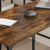 Scrivania Rovere Fumo 139x139x75 cm in Legno truciolato