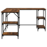 Scrivania Rovere Fumo 139x139x75 cm in Legno truciolato