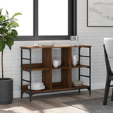 Credenza Rovere Marrone 102x32x73,5 cm in Legno truciolato