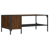 Tavolino Salotto Ripiano Rovere Marrone 100x51x40cm truciolato