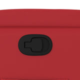 Poltrona Reclinabile Rossa in Similpelle