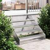 Gradino in Griglia 100x24x7 cm Acciaio Zincato