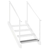 Gradino in Griglia 80x24x7 cm Acciaio Zincato