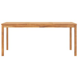 Set da Pranzo per Giardino 5 pz in Legno Massello di Teak