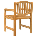 Set da Pranzo per Giardino 3 pz in Legno Massello di Teak