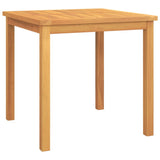 Set da Pranzo per Giardino 3 pz in Legno Massello di Teak