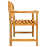 Set da Pranzo per Giardino 3 pz in Legno Massello di Teak
