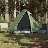 Tenda da Campeggio a Cupola per 2 Persone Verde Impermeabile