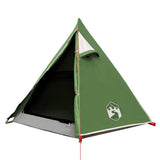 Tenda da Campeggio a Cupola per 2 Persone Verde Impermeabile