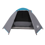 Tenda da Campeggio a Cupola per 2 Persone Blu Impermeabile