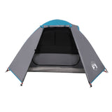 Tenda da Campeggio a Cupola per 2 Persone Blu Impermeabile