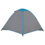 Tenda da Campeggio a Cupola per 2 Persone Blu Impermeabile