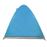 Tenda da Campeggio a Cupola per 2 Persone Blu Impermeabile