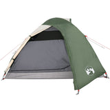 Tenda da Campeggio a Cupola per 4 Persone Verde Impermeabile