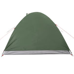 Tenda da Campeggio a Cupola per 4 Persone Verde Impermeabile