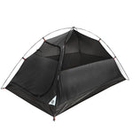 Tenda Campeggio a Cupola 4 Persone Bianca Tessuto Impermeabile