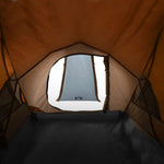 Tenda da Campeggio a Cupola 2 Persone Grigio e Arancione
