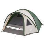 Tenda da Campeggio 4 Persone Verde 300x250x132 cm Taffetà 185T