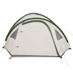 Tenda da Campeggio 4 Persone Verde 300x250x132 cm Taffetà 185T