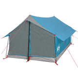 Tenda da Campeggio per 2 Persone Blu Impermeabile