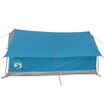 Tenda da Campeggio per 2 Persone Blu Impermeabile