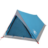 Tenda da Campeggio per 2 Persone Blu Impermeabile