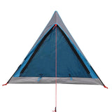 Tenda da Campeggio per 2 Persone Blu Impermeabile