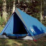 Tenda da Campeggio per 2 Persone Blu Impermeabile