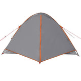 Tenda da Campeggio a Cupola 3 Persone Arancione Impermeabile