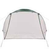 Tenda da Campeggio con Portico per 4 Persone Verde Impermeabile