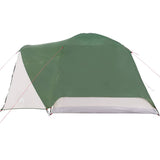 Tenda da Campeggio con Portico per 4 Persone Verde Impermeabile